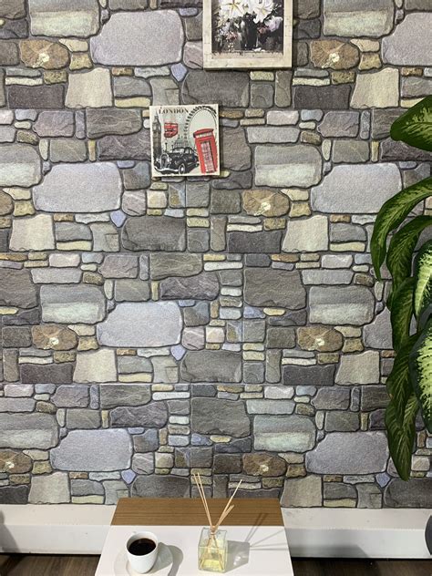 Dundee Deco D Wall Panels Cladding Grey Pewter Blonde Stone Look