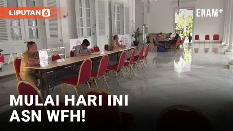 Wfh Jakarta Hari Ini Balai Kota Dki Jakarta Sepi Kursi Asn Kosong