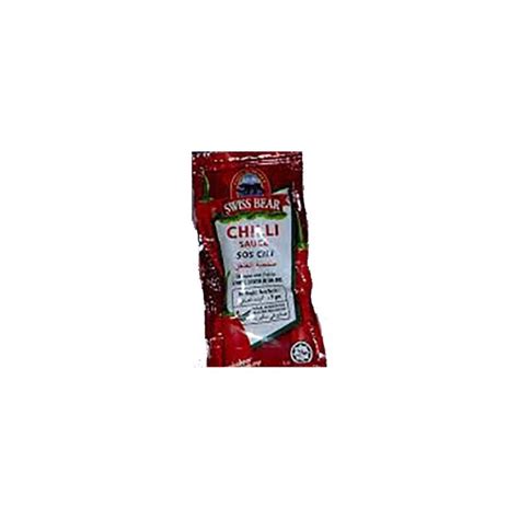 Buy Swiss Bear Chilli Sauce Sachet Est 40 45pcs SuzyAmeer Online