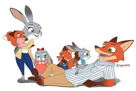 Nick Wilde X Judy Hopps Fan Art