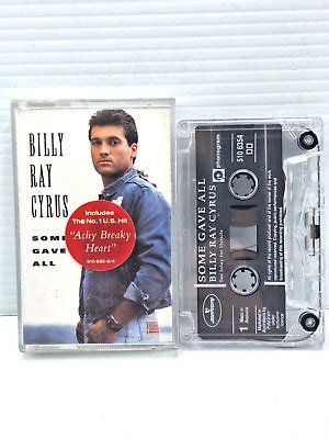 Billy Ray Cyrus Some Gave All Mercury Tape Cassette