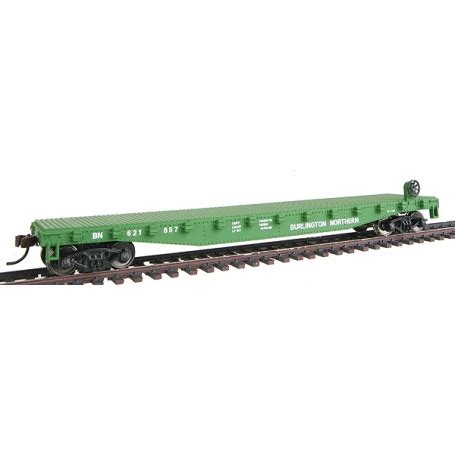 WALTHERS Trainline 1601 HO Flatcar Burlington Northern