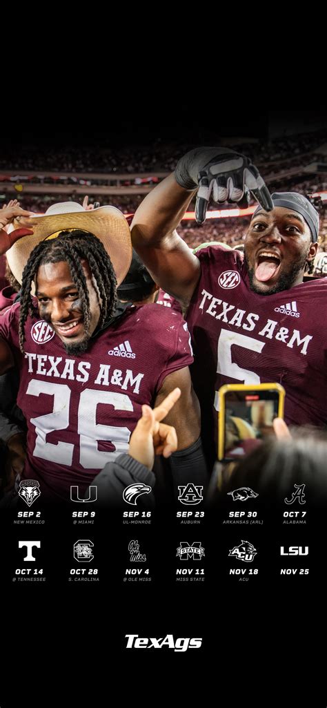 2023 Texas Aandm Football Wallpapers Texags