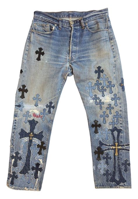 Chrome Hearts × Matty Boy Chrome Hearts Offset Personal Cross Jeans Nyfw Matty Boy Grailed