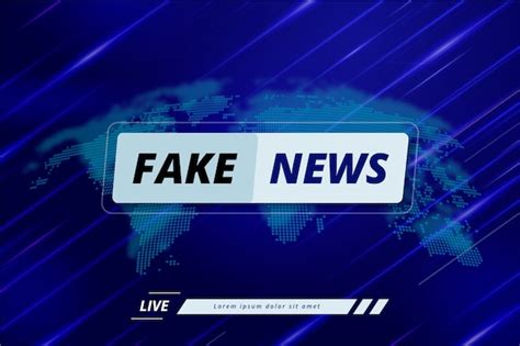 Free Vector Fake News Template Design