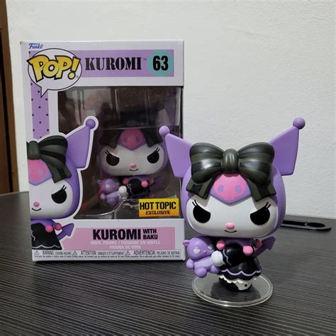 Funko Pop Kuromi With Baku Hot Topic Excluvsive Hobbies Toys