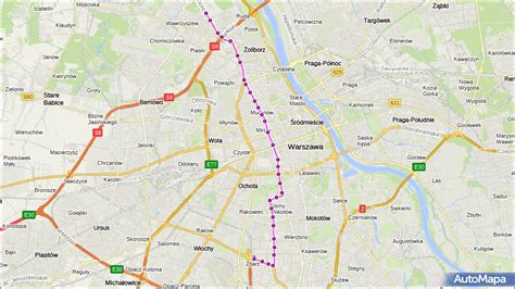 Tramwaj Trasa S U Ewiec Twardowska Ztm Warszawa Na Mapie Targeo