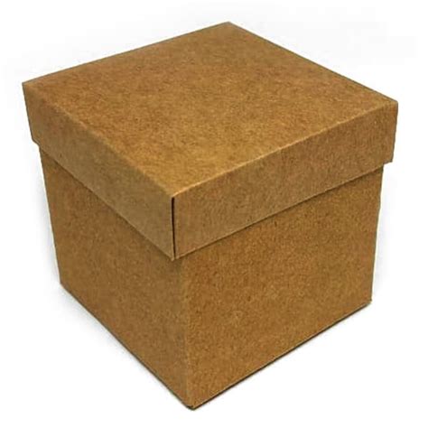 Caixinha 7x7x7 Cm Tampa Kraft Elo7 Produtos Especiais