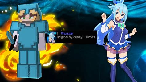 Aqua 32x Minecraft Bedwars Pvp Texture Pack 1 8 9 Anime Waifu