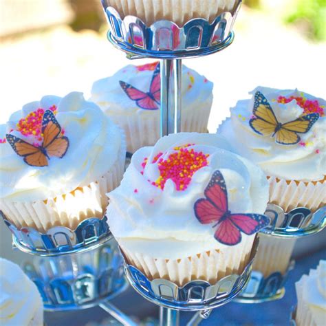 Edible 3d Butterflies Ombre Sunset Wicksteads