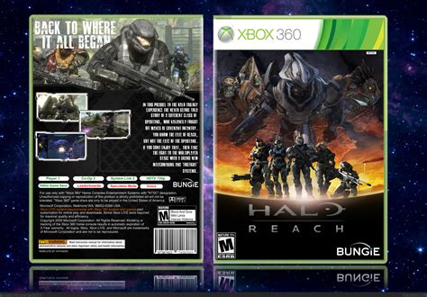 Viewing full size Halo Reach box cover