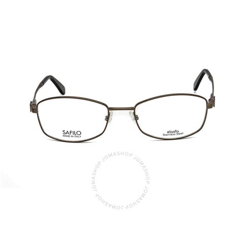 Emozioni Ladies Brown Rectangular Eyeglass Frames 43620pp10054 762753249074 Eyeglasses Jomashop