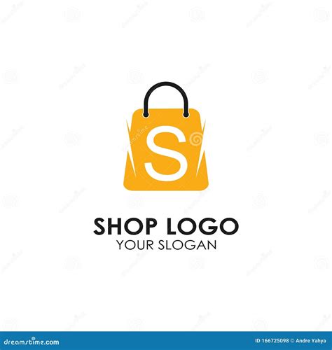 Shop logo template stock photo. Image of market, delivery - 166725098