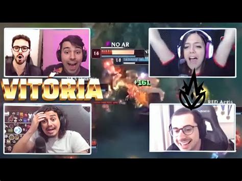 Streamers Reagem A Vit Ria Da Red Contra A Vks No Cblol Youtube