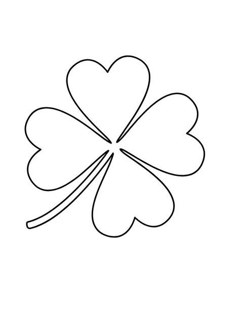 Four Leaf Clover Stencil