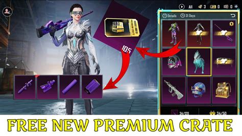 New Premium Crate Opening Pubg Mobile New AWM In Pubg Premium Crate