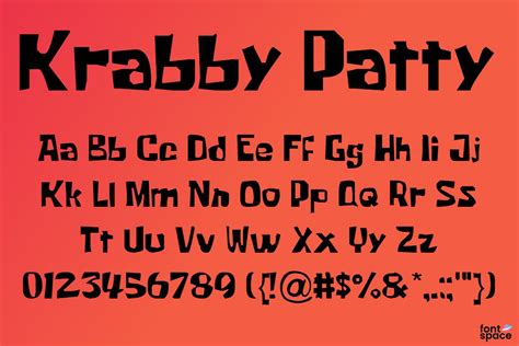 Krabby Patty Font | pslehisl | FontSpace