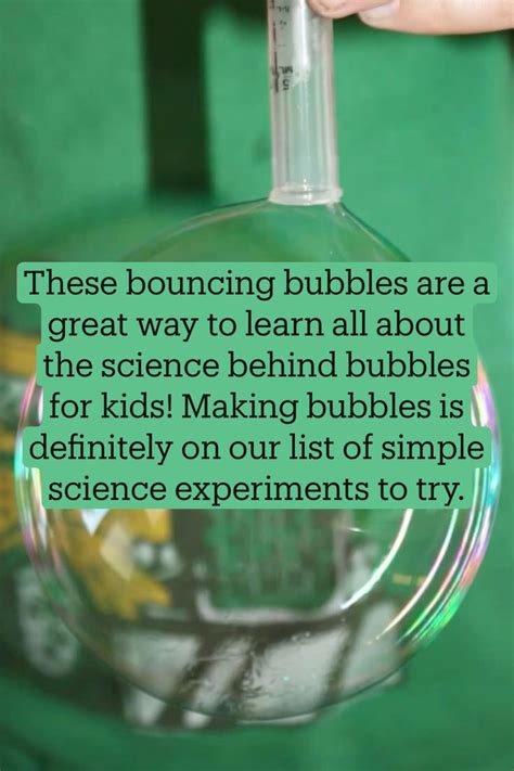 Easy Bouncing Bubbles Experiment