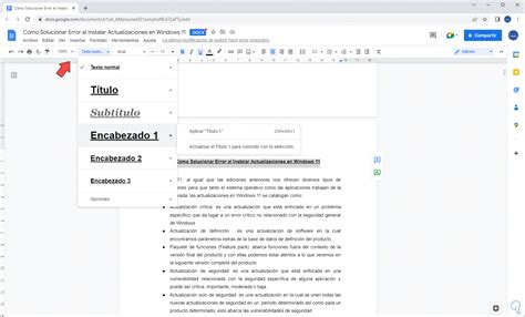 C Mo Hacer Un Indice Autom Tico En Google Docs Solvetic