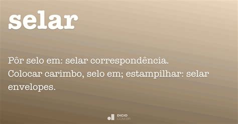 Qual O Significado Da Palavra Selar