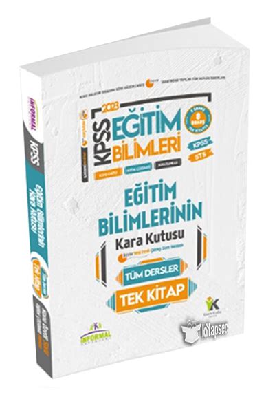 2023 KPSS Eğitim Bilimlerinin Kara Kutusu Tüm Dersler Tek Kitap Çıkmış