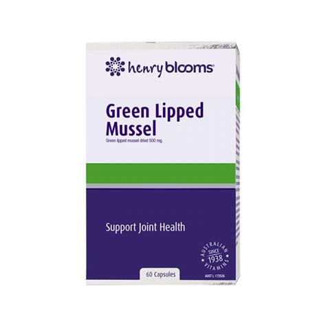 Green Lipped Mussel 60 Capsules Wholelife