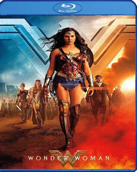 Wonder Woman Blu Ray Cover Gal Gadot Wonder Woman Mulher