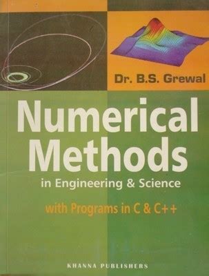 Numerical Methods In Engineering Science By B S Grewal