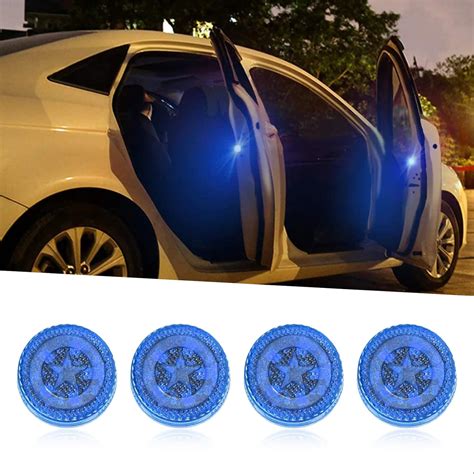 Amazon Sodcay 4 PCS Car Door Safety LED Warning Light 12V