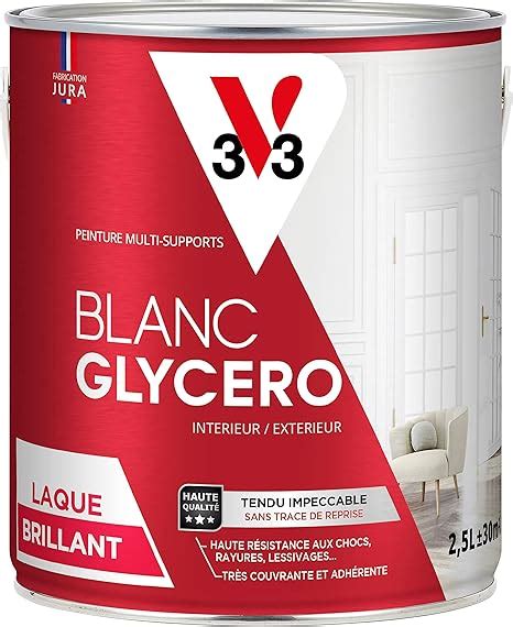 V Peinture Glyc Ro Blanche Multi Supports Brillante Blanc Glycero