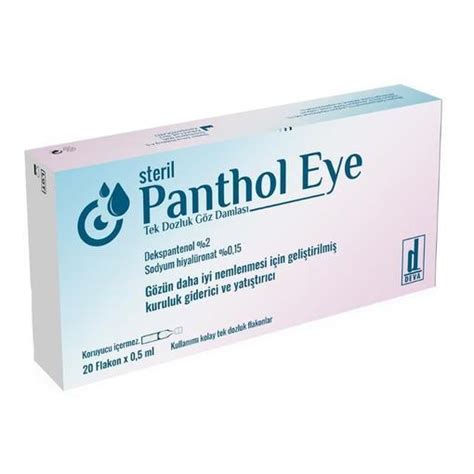 Panthol Eye Tek Dozluk G Z Damlas Ml Flakon Sonkullan