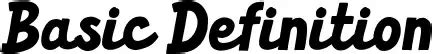 Basic Definition font by BLKBK Fonts | FontRiver