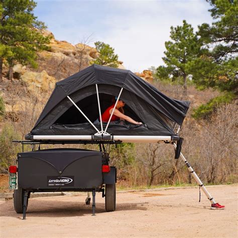 Lightweight Overlanding Trailer For Rooftop Tent Mounting Roof Top