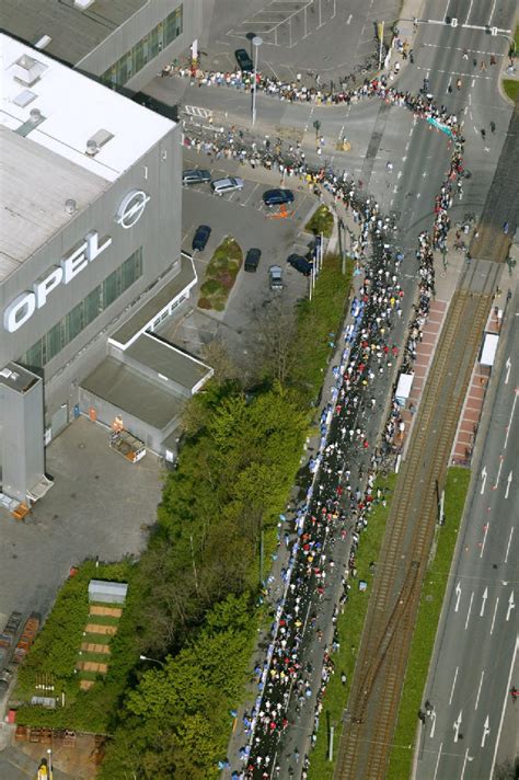 Bochum Aus Der Vogelperspektive Ruhrmarathon Bochum