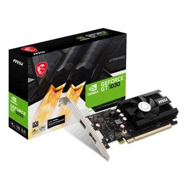 Msi Geforce Gt Gd Low Profile Oc Graphics Card Geforce Gt