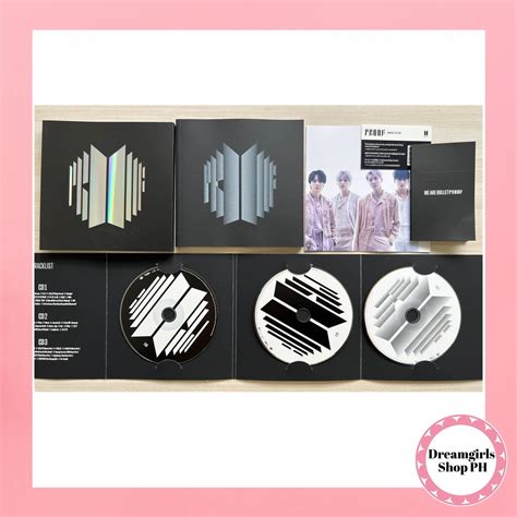 Bts Proof Album Compact Edition Unsealed Shopee Philippines