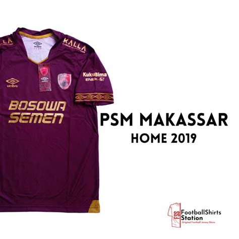 Jual Jersey Psm Makassar Home Fans Class Original Umbro Indonesia