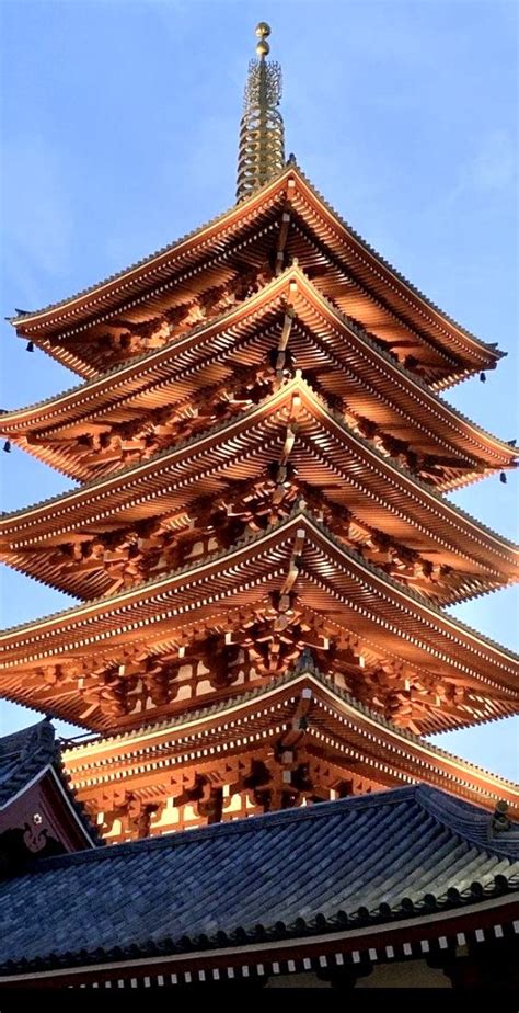 Senso Ji Temple Ancient Buddhist Temple Asakusa Tokyo Japan In 2022