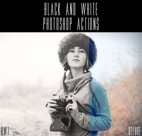 20 Best Black And White Photoshop Actions