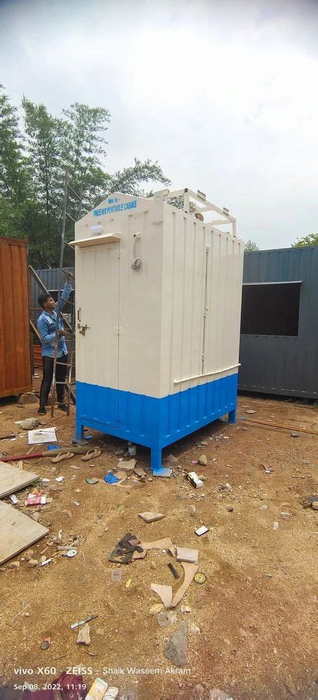 Prefab Mild Steel Portable Toilet Cabin At Rs In Hyderabad Id