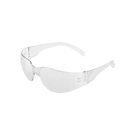 Clear Frosted Frame Safety Glasses - Blue Cardinal Chemical