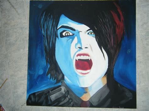 Large Vampire Gerard Way Painting