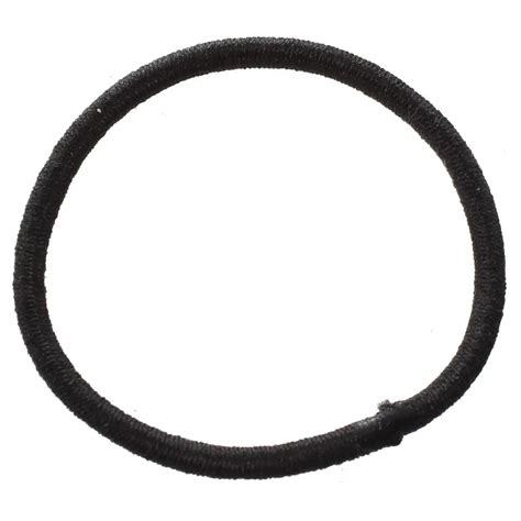 120 Pcs Lady Black Elastic Slim Hair Band Ponytail Holders Hair Tie In