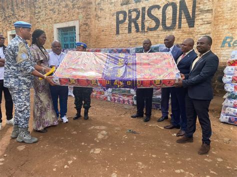 Bukavu La Monusco Fait Don De Matelas La Prison Centrale Apr S