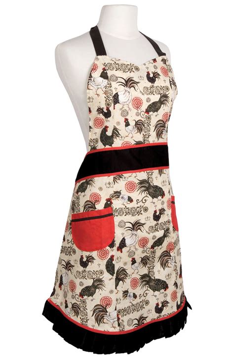 Now Designs Betty Rustic Rooster Apron Rustic Aprons Kitchen Aprons Flirty Aprons