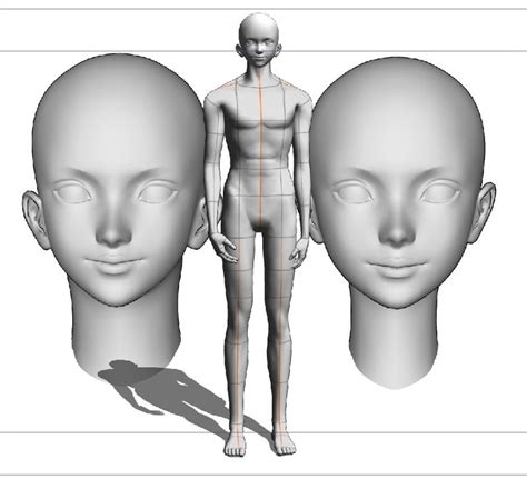 【忘備録】3dデッサン人形と頭部の合体微調整【クリスタ】｜ms Shell