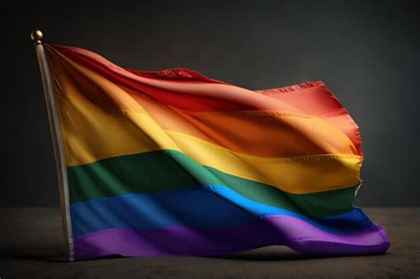 Premium Photo Illustration Of The Iconic Rainbow Pride Flag