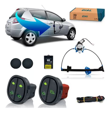 Kit Vidro Eletrico Ford Ka 2010 2 P Original Sensorizado Parcelamento