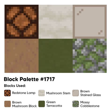 Block Palettes On Instagram Palette 1717 Find More Minecraft Block