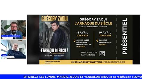 Entrevue Avec Gregory Saoui Sam En Direct Lundi Mars Youtube